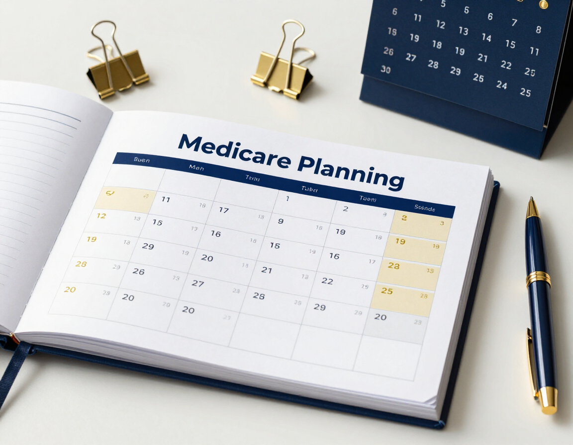 Medicare enrollment calendar planning