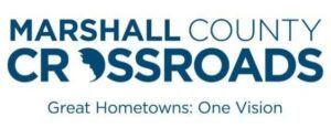 Marshall County Crossroads logo with text