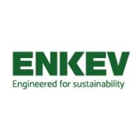 Het ENKEV-logo in groen met de slogan