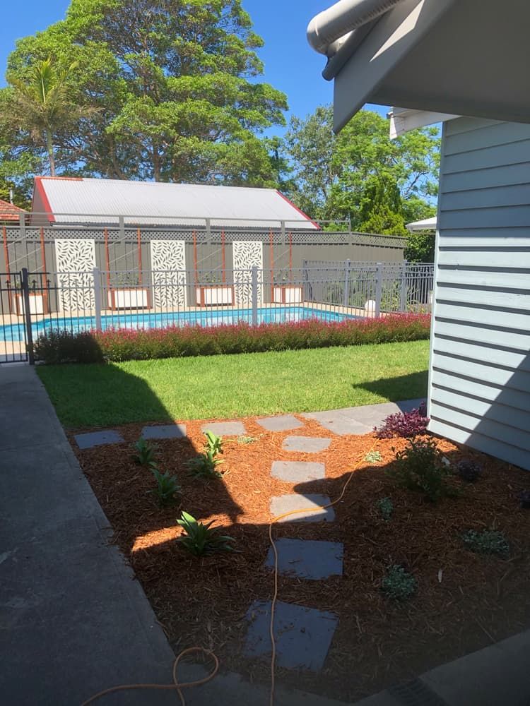 A House With a Swimming Pool in the Backyard — Peter Phillips Landscape Design in Bomaderry, NSW