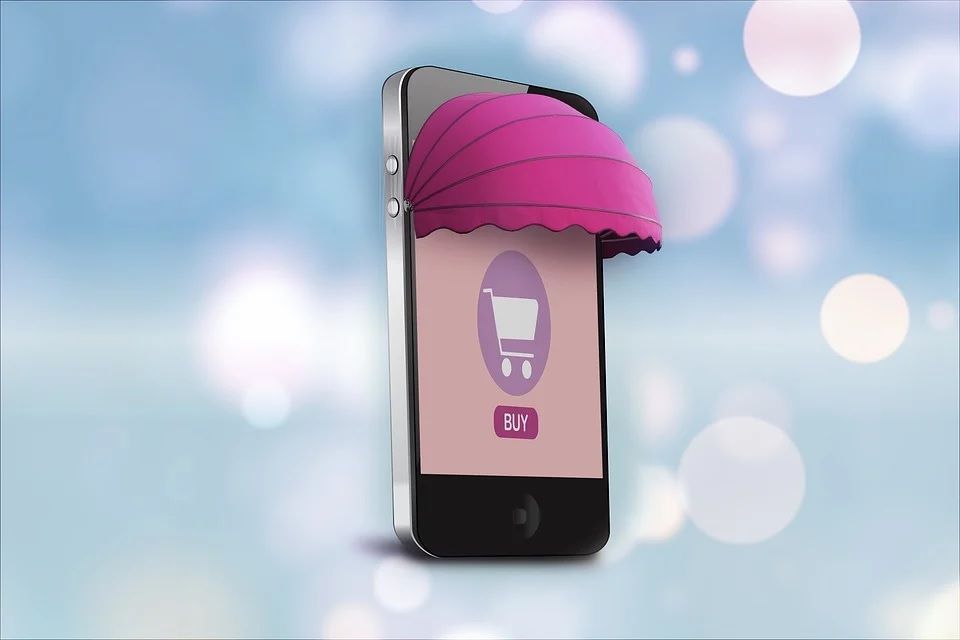 An illustration of a smartphone as a storefront.