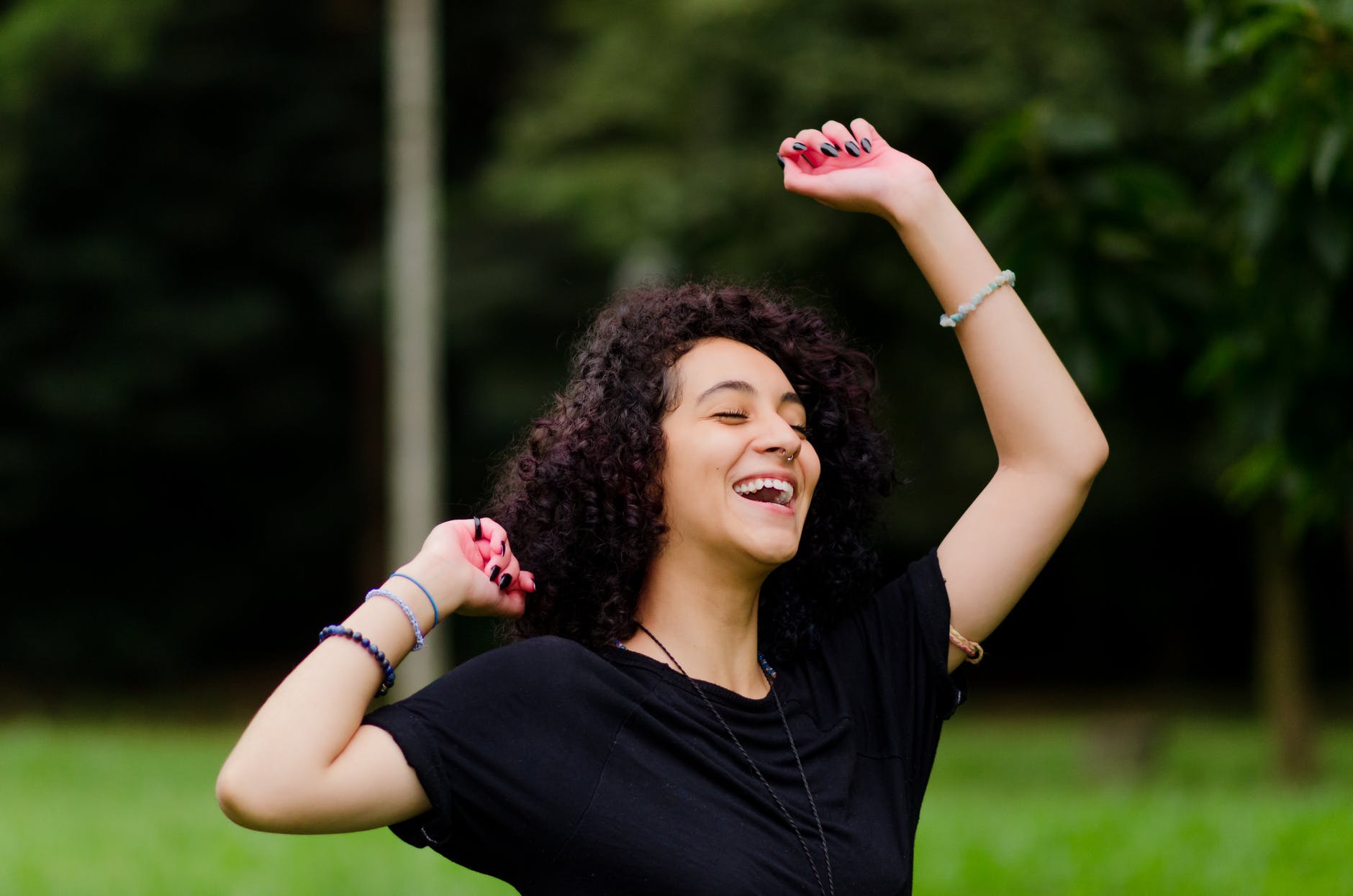 smiling woman