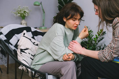 woman counseling