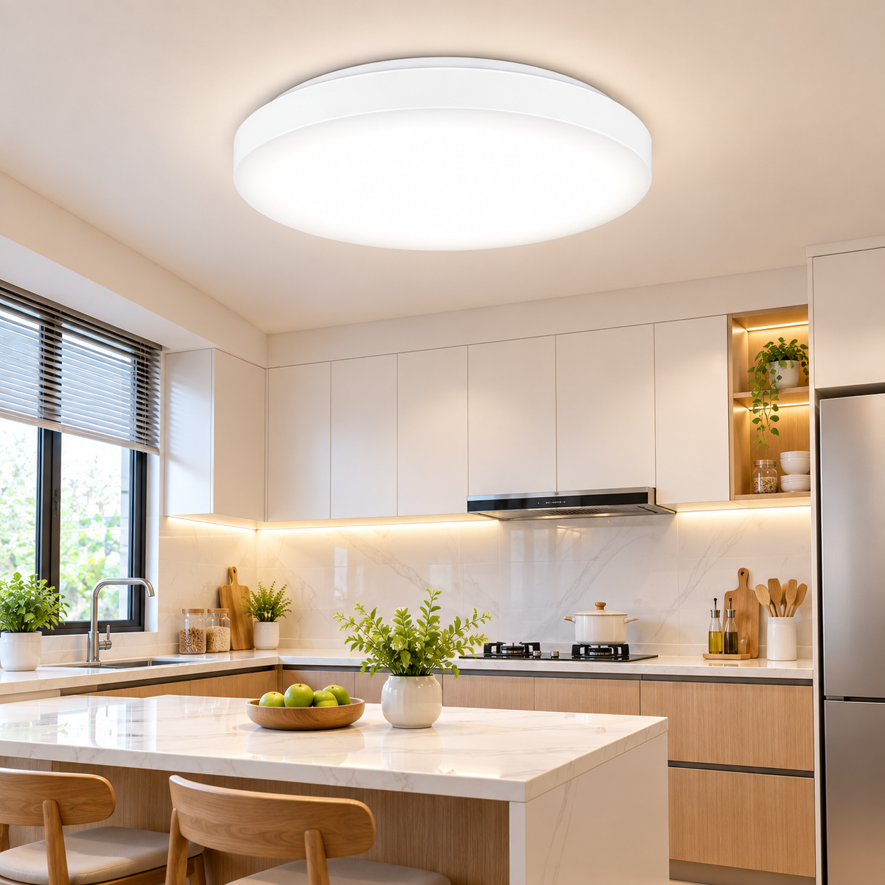 【亮博士】LED 日系 55W 四段三色溫壁切模式+小夜燈2200K 吸頂燈