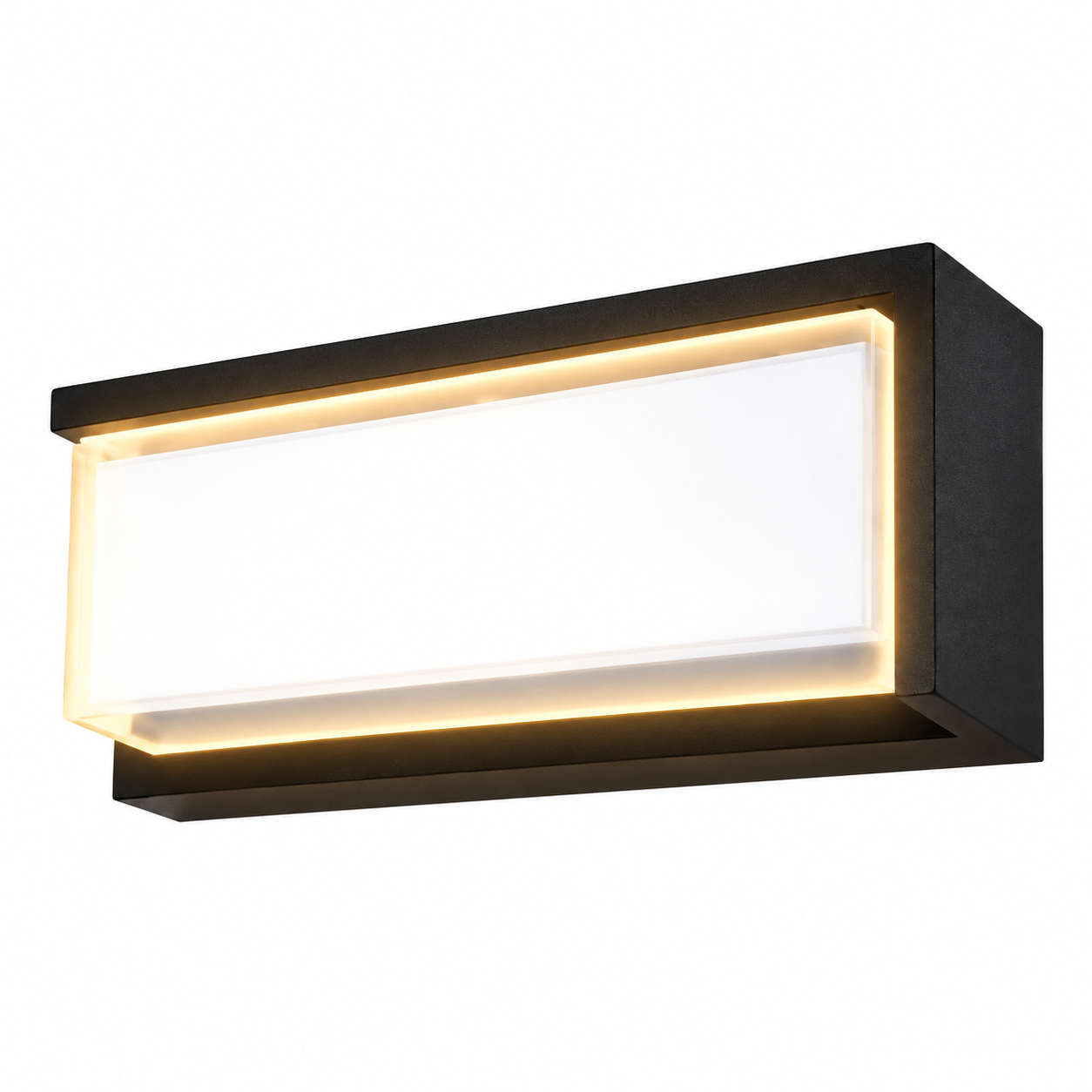 【亮博士】15W LED 黑影方 三色溫可調式 戶外防潮壁燈