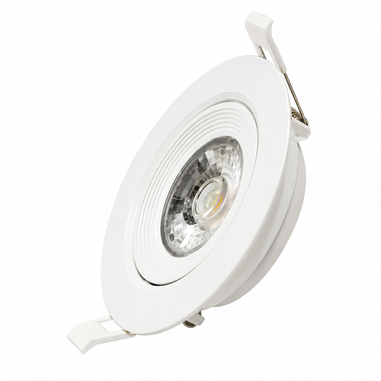 【亮博士】LED 5W 廣角透鏡 三色溫撥切 超薄款 崁燈
