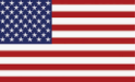 United States flag with red and white stripes and blue field with white stars