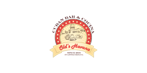 Logo for Old's Havana Cuban Bar & Cocina, a Cuban restaurant, with a vintage design.