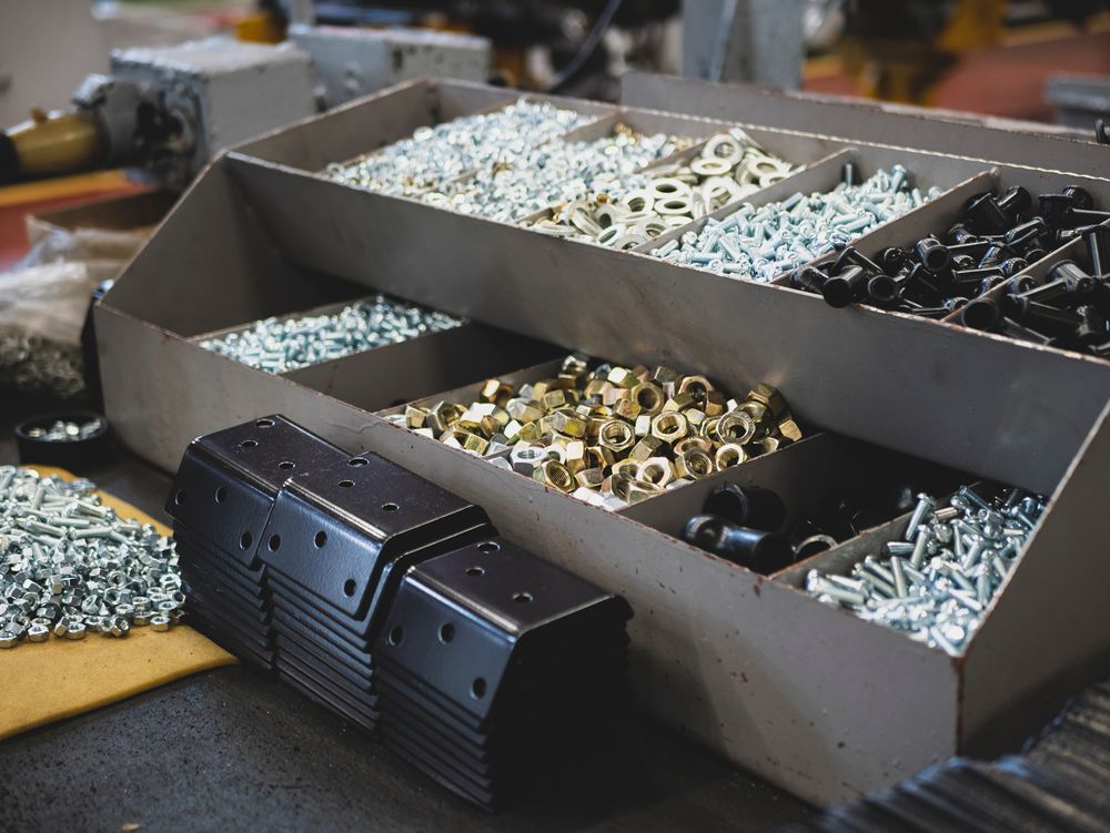 A Box Filled With Nuts And Bolts — Illawarra Fasteners Pty Ltd In Unanderra, NSW