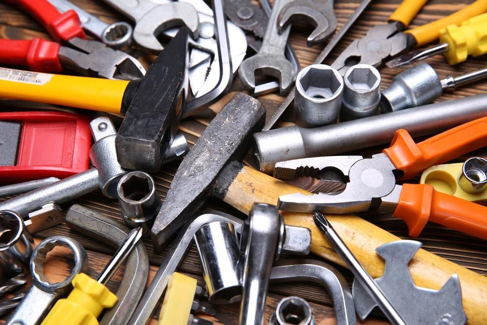 A Hardware Tools And Different Carpentry Materials — Illawarra Fasteners Pty Ltd In Unanderra, NSW