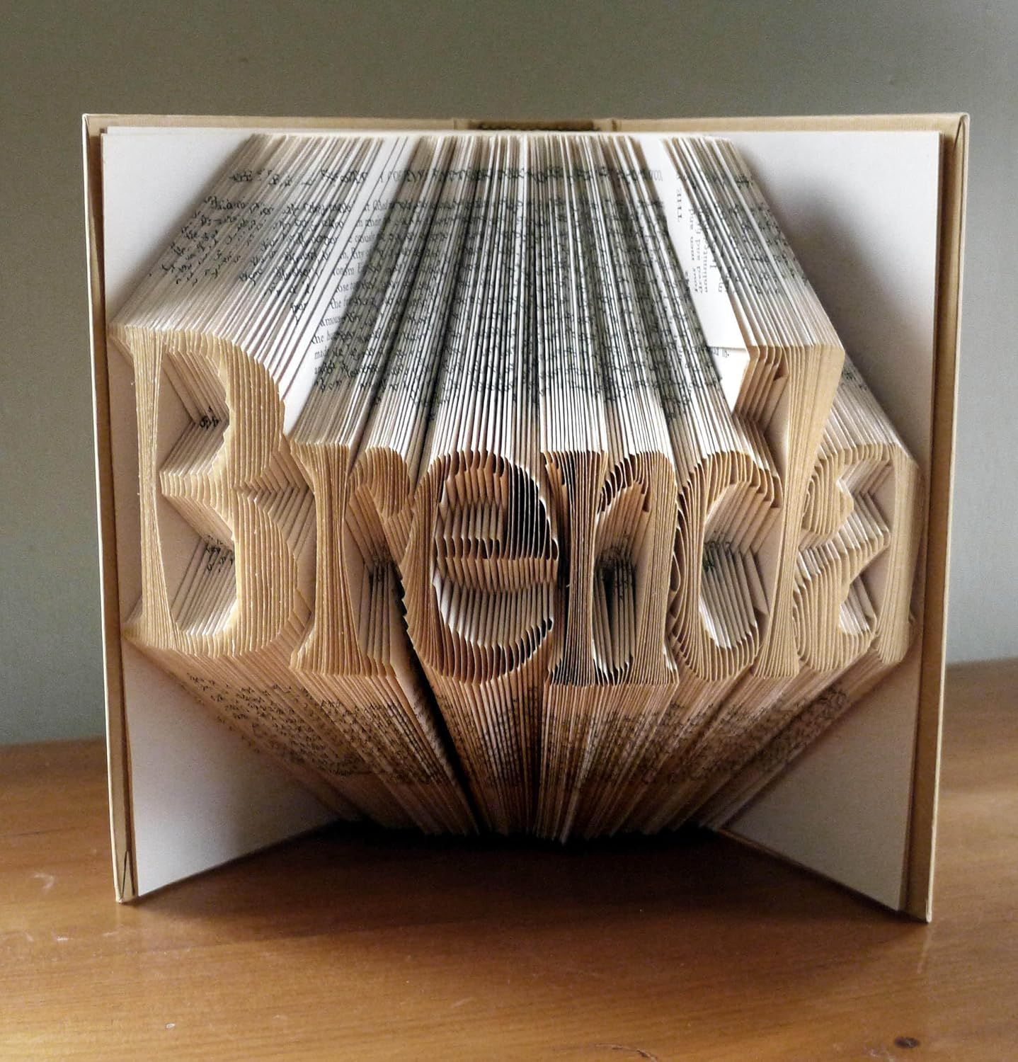 Personalized Book Art