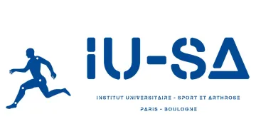 Un logo bleu et blanc pour IU-SA