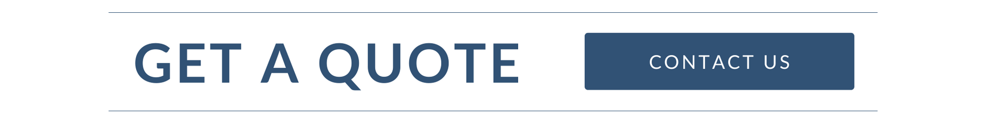 “Get a Quote” and “Contact Us” buttons on a white banner with blue text.