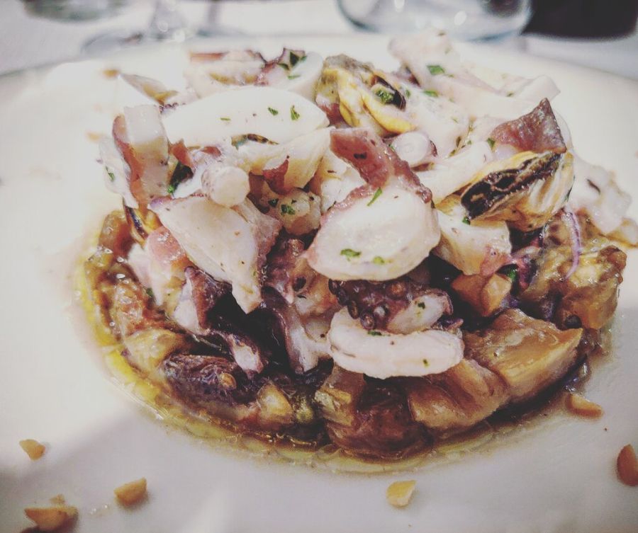 insalata di polpo in chiave moderna