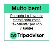 A tripadvisor badge that says `` muito bem ! ''