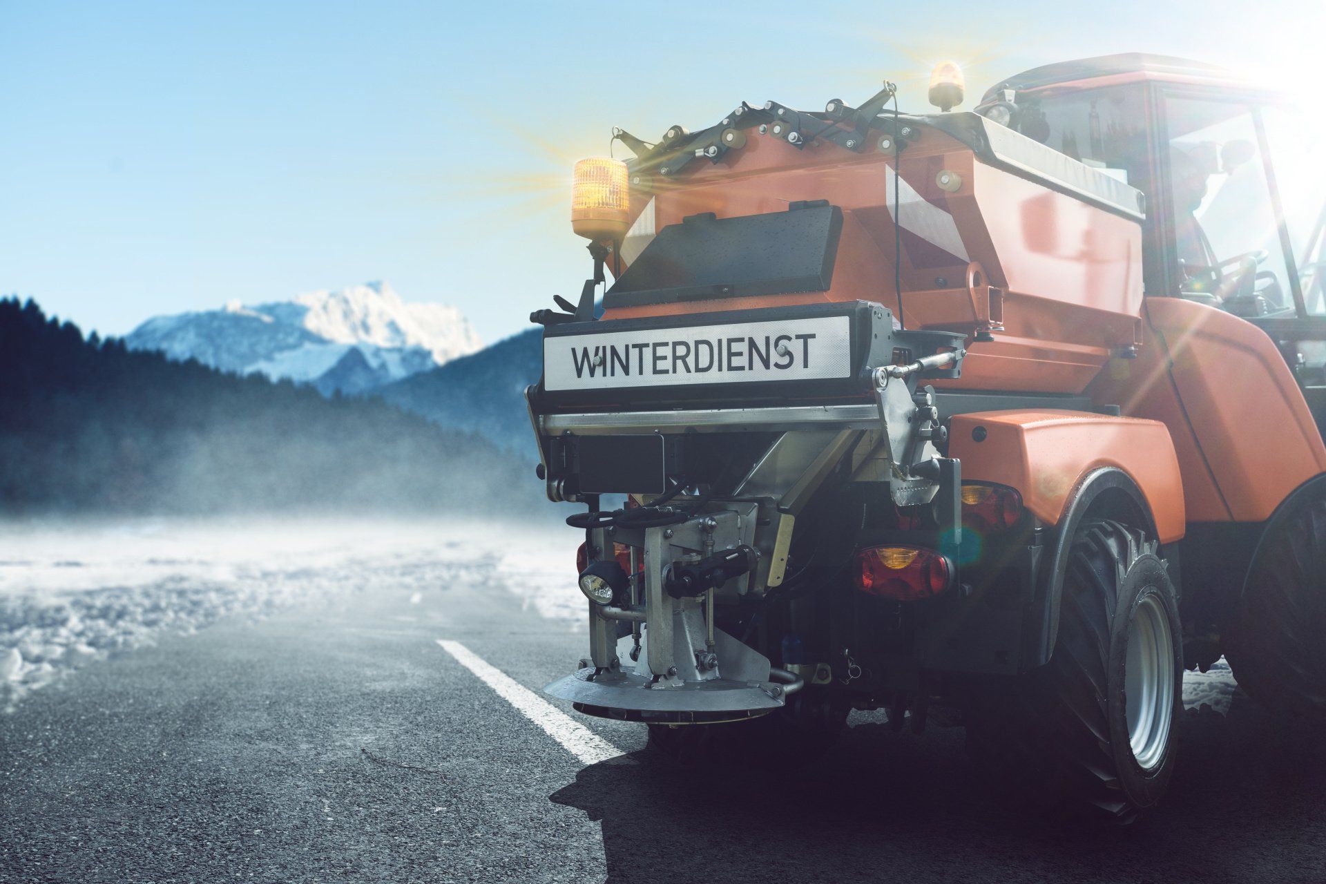 Winterdienst Streuservice Straße