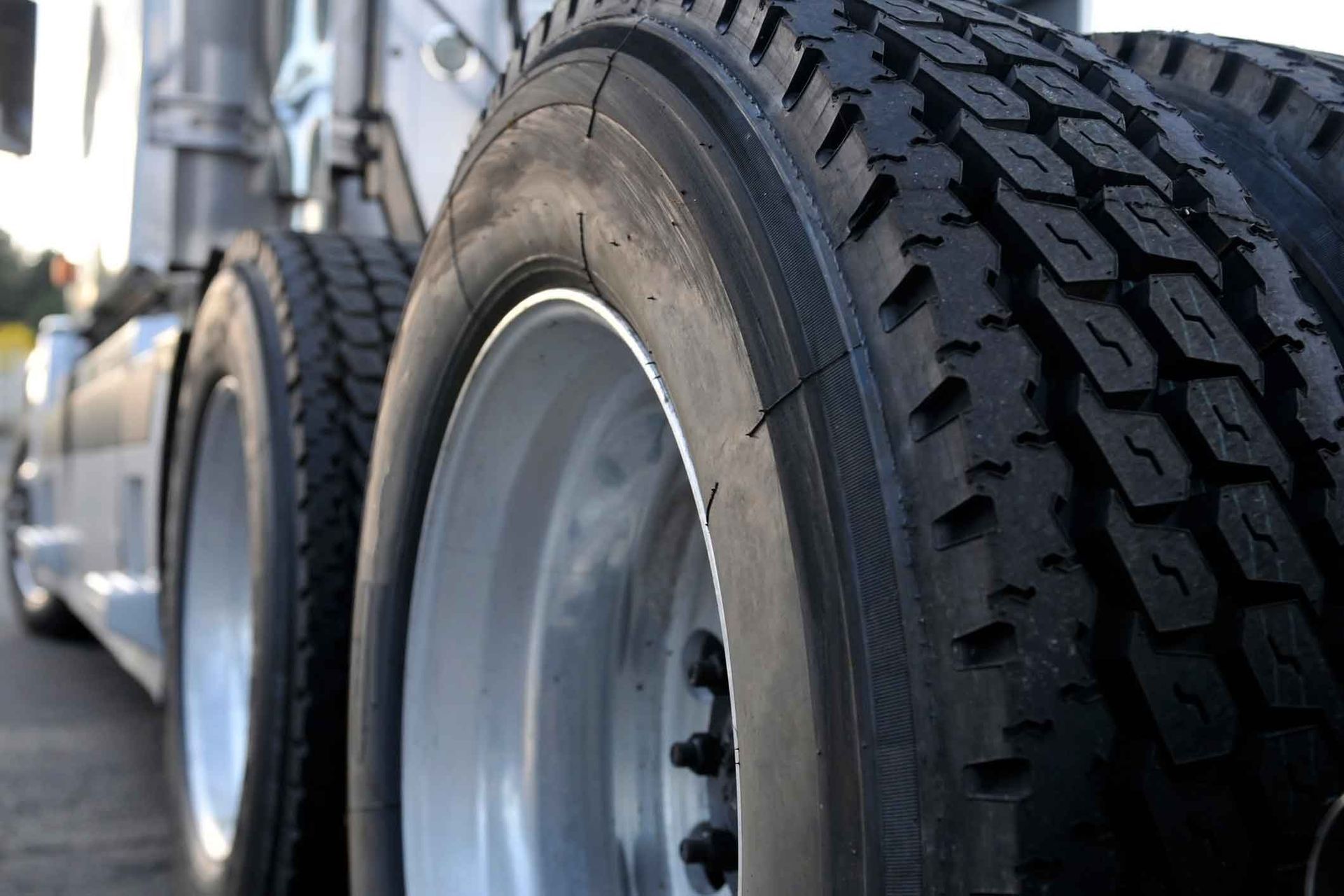 A Close Up Of A Truck's Tires And Wheels – Delacombe, VIC - Transport Tyres