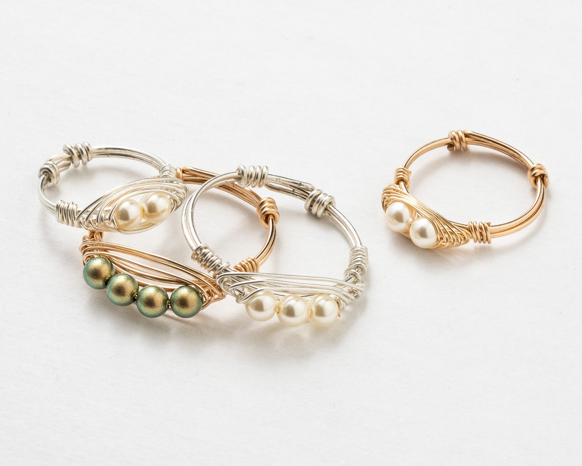 Pea Pod rings makes a great gift for any mom or Grandma