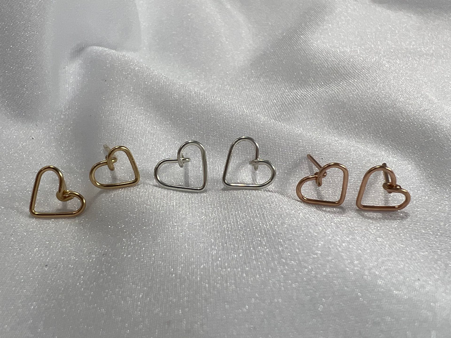 Heart Stud Earrings great for your loved ones.