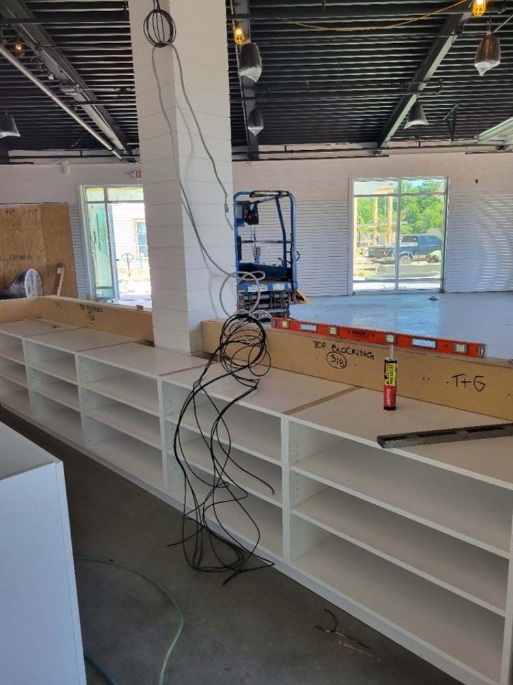 White Shelves