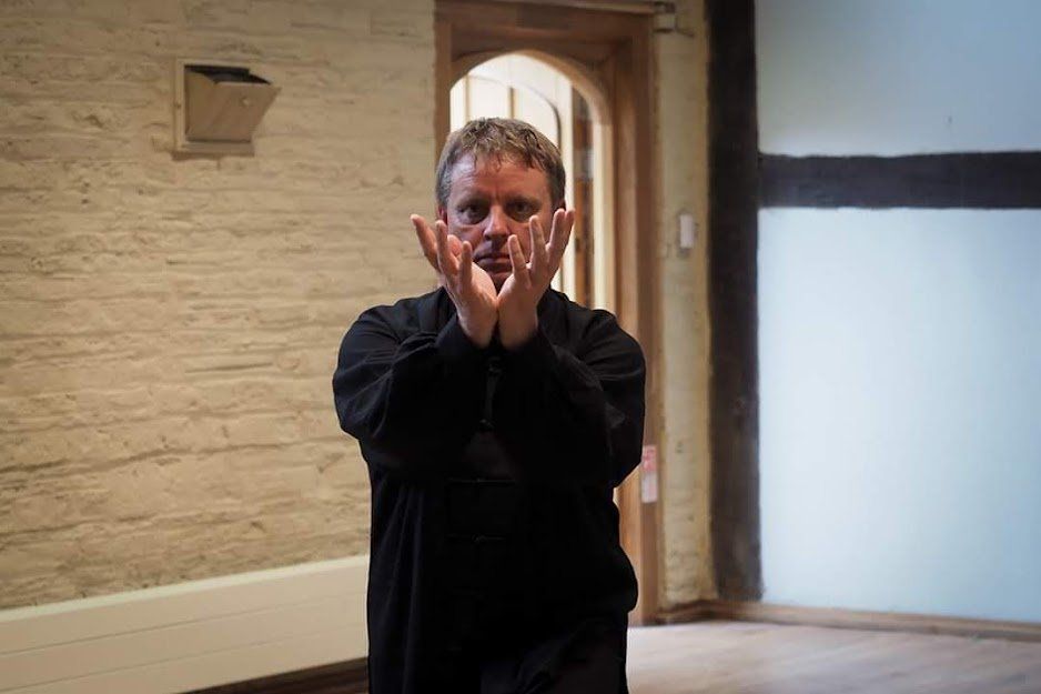 Ray Pawlett, owner and founder of Ki-Ways Tai Chi and Shiatsu Treatment Centre, practising Qigong style tai chi