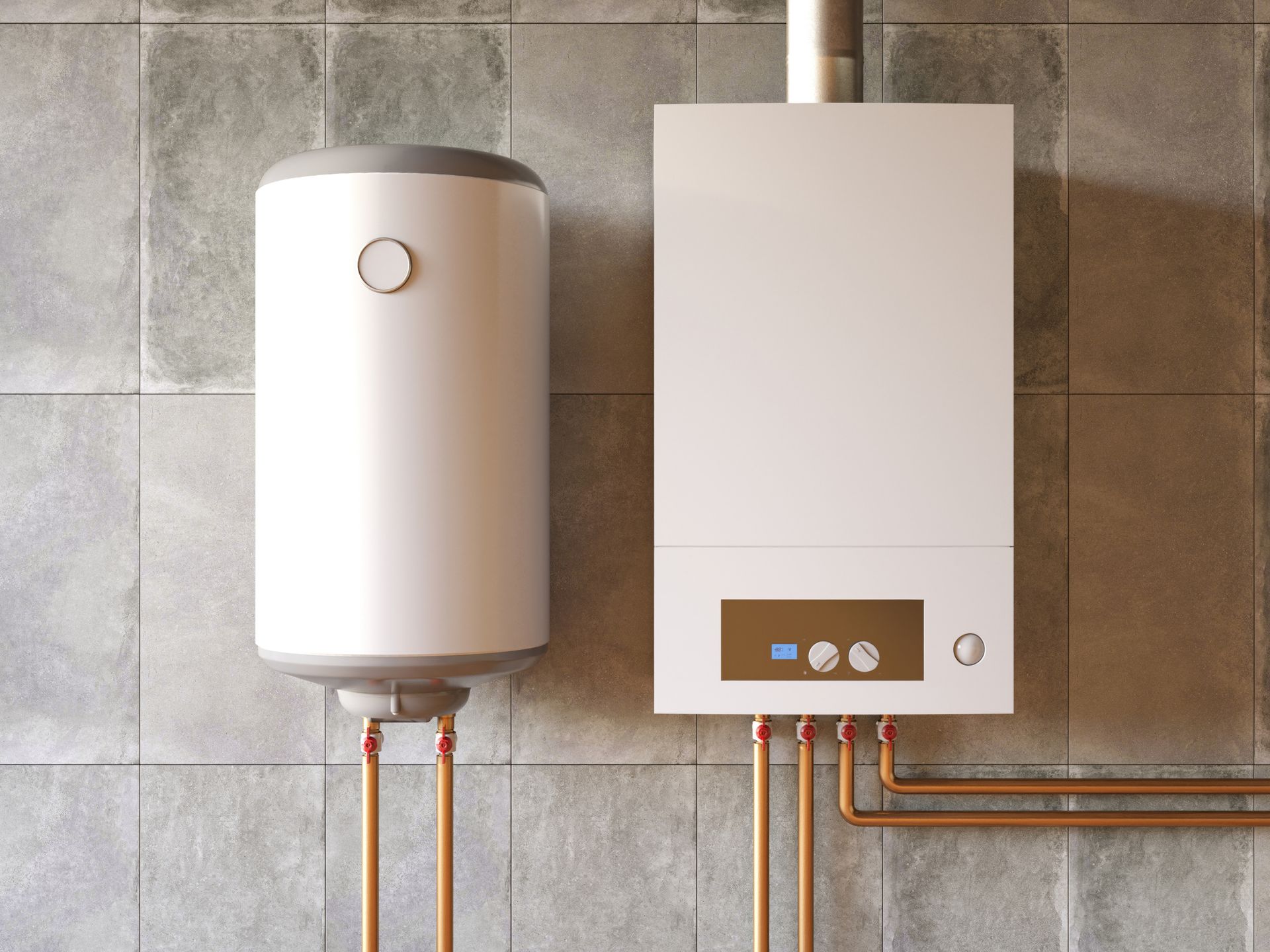 Scale buildup from hard water damaging pipes and water heater components in Virginia home.