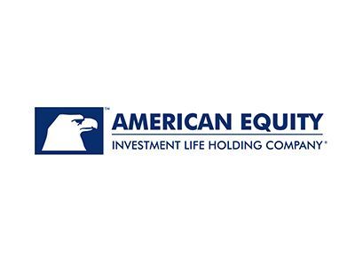 American Equity Investment Life Holding Company logo with blue eagle icon on white background