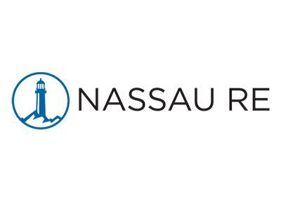 Nassau RE logo with blue lighthouse icon and black text on a white background