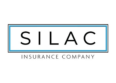 SILAC Insurance Company logo with black text inside a blue-outlined rectangle