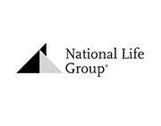 National Life Group logo with black and gray geometric mark and text