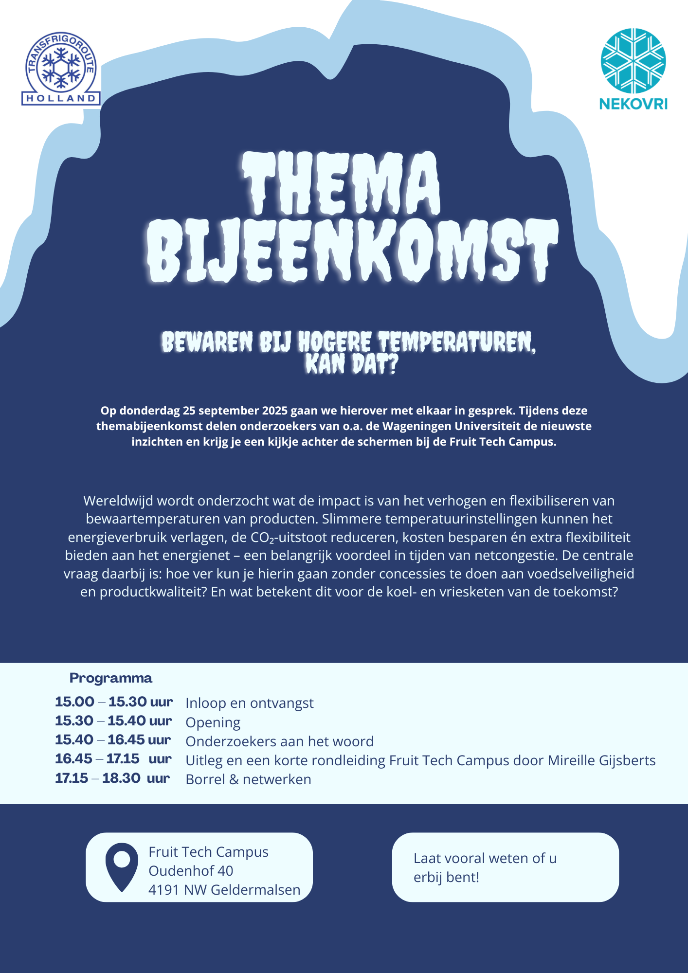 nekovri themabijeekomst 25 september uitnodiging
