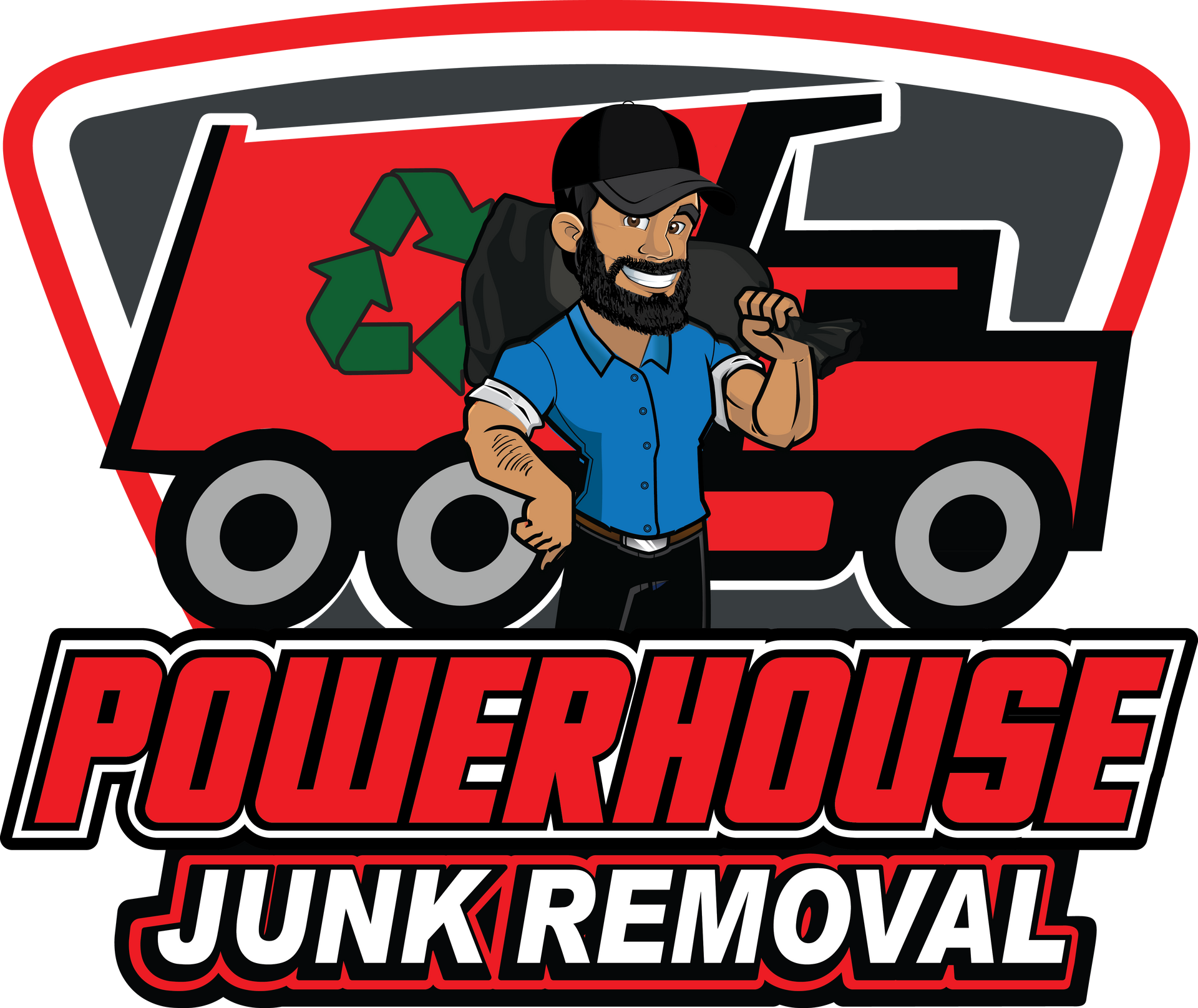 Powerhouse junk removal Providence, RI logo