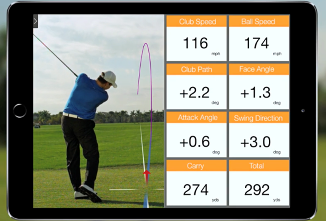 golf shot app analyzer result