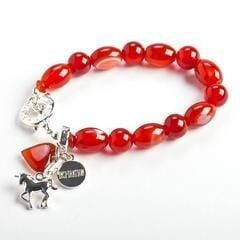 A Red Beads Bracelet — Crystal Cauldron In South Mackay, QLD