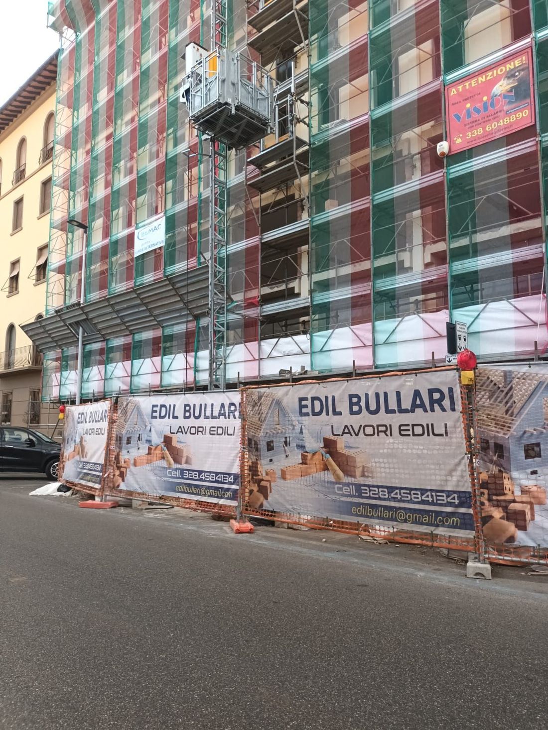 Edil Bullari - rifacimento facciata a Firenze 