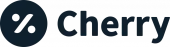 Cherry logo with a dark blue circle and white percent symbol next to the word “Cherry” in dark blue.