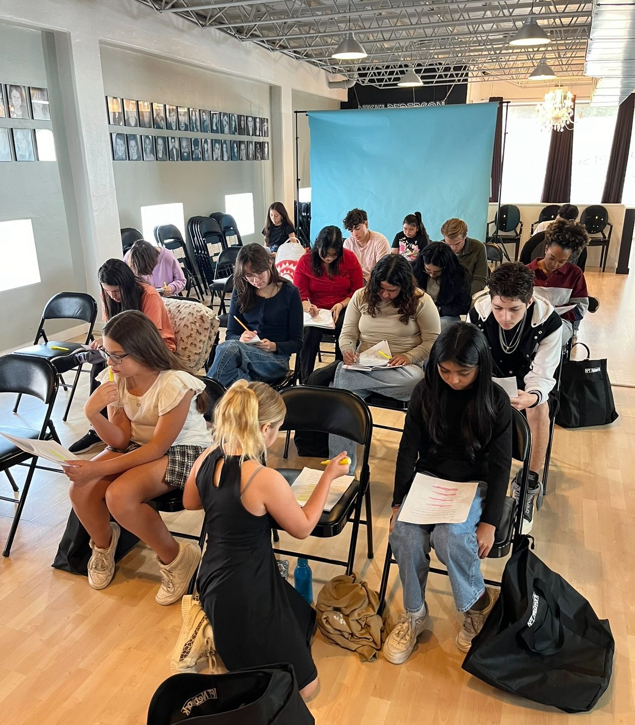 Students traveling to Los Angeles for acting showcase and professional auditions with industry decision makers