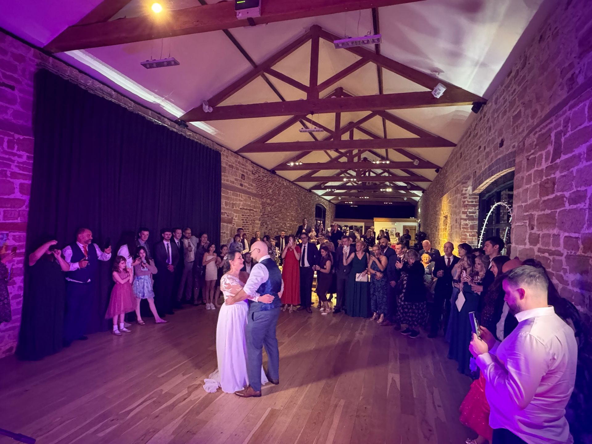 The RockPins Live Wedding Band at Hendall Manor Barns, Uckfield