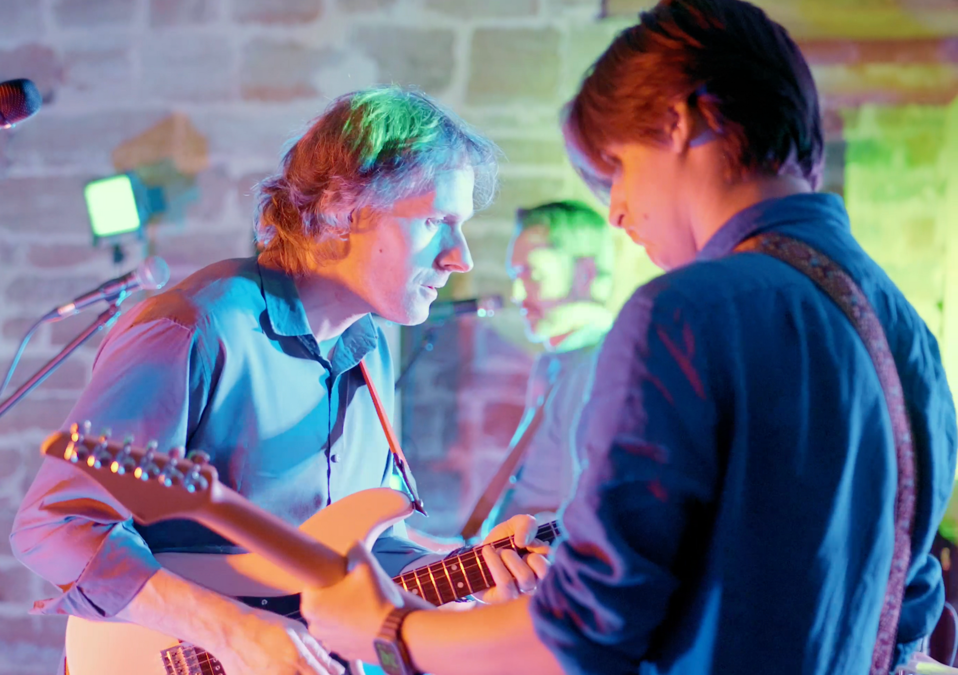 The RockPins performing a live set at another wedding reception