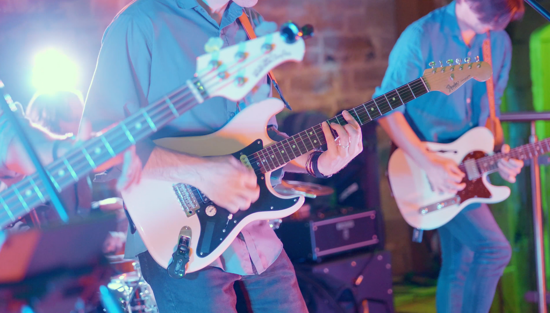 The RockPins performing at a wedding in Kent