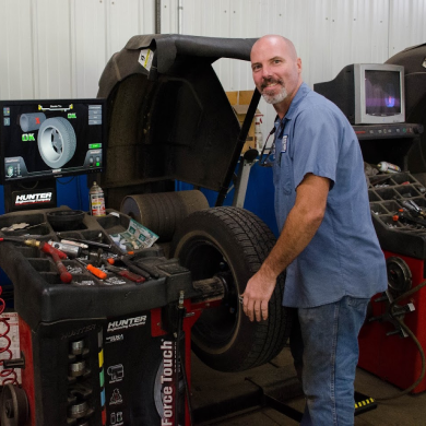 Tire Balancing in Skander Tire & Auto Service - Evans City Tire Service