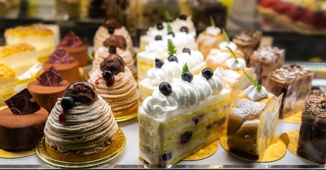 Assorted Viennese desserts on a plate