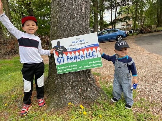 Happy Family In Backyard - Flemington, NJ - GT Fence LLC