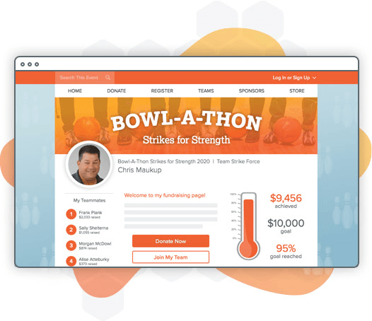 Peer to Peer fundraising solution