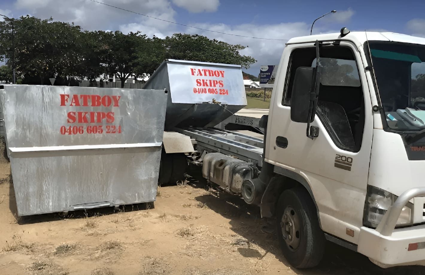 Skip Bins and Truck