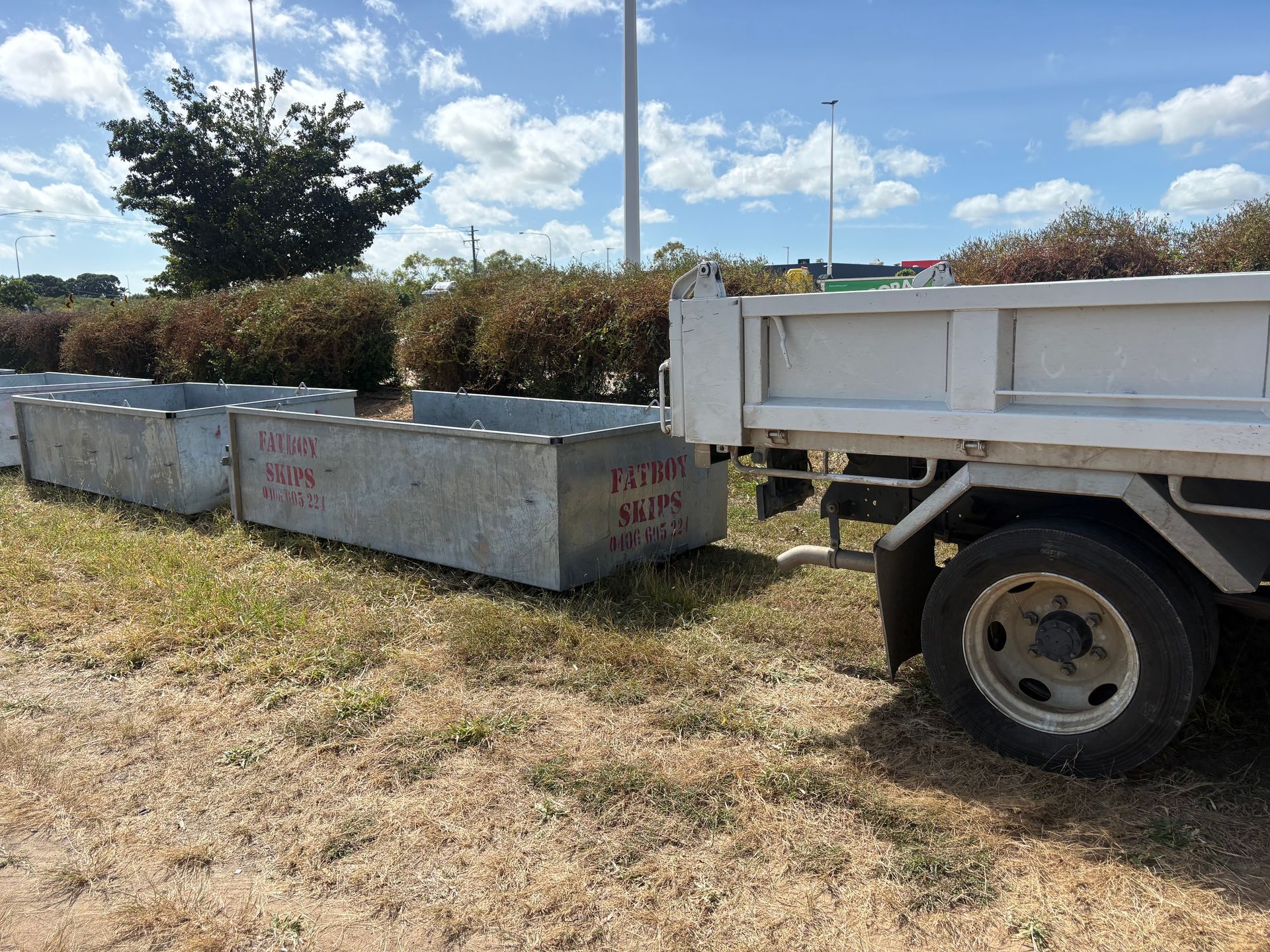 Skin Bin On A Truck