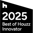 2025 Best of Houzz Innovator badge in black and white