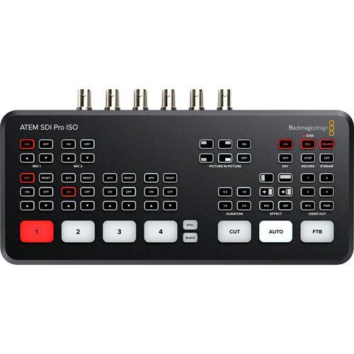 A black and white device with a lot of buttons on it