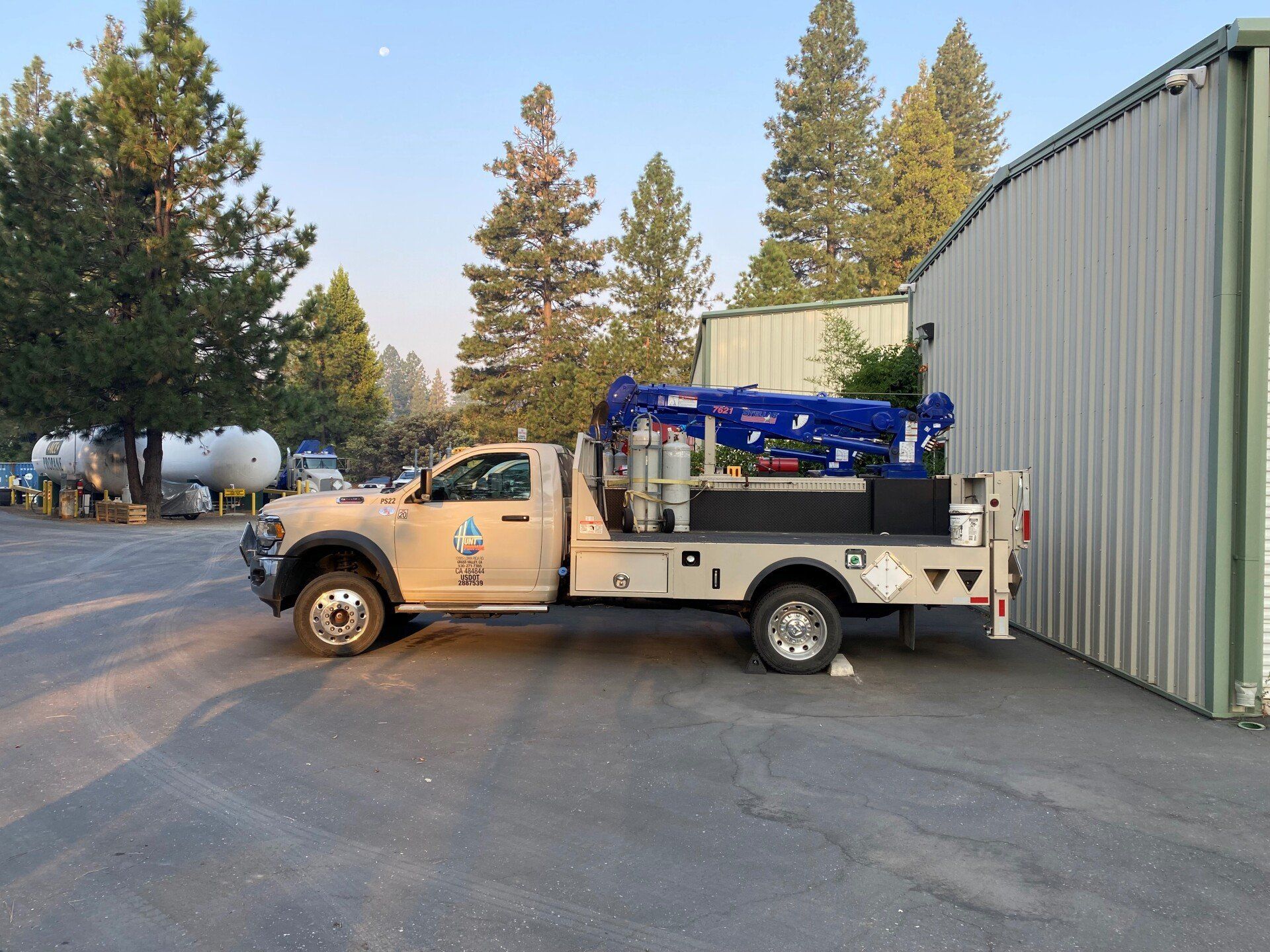 Hunt Propane Service Truck — Grass Valley, CA — Ace Propane