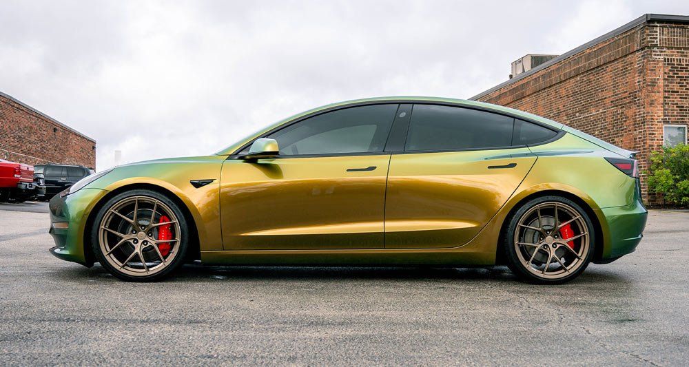 After color change car